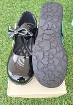 Patent bow george multipurpose girls school shoe / AGS06 - Image 3