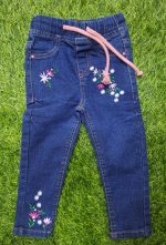 Zara flower embroided jean designed / AJT37