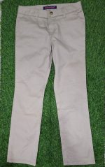Straight nude chinos trouser