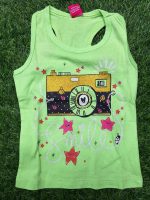 Make princess armless singlet light green/AGT138