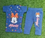 Minnie light navy blue 2pcs set/ A2P36