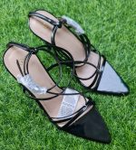 Pink, lemon green and black heels/ ASKPLGB - Image 3