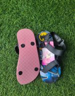 Black top character sandals/ACS03