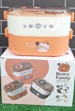 Bear family double layer lunch box/ALB19 - Image 3